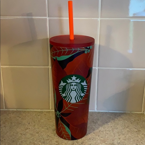 Starbucks poinsettia tumbler - Picture 6 of 7